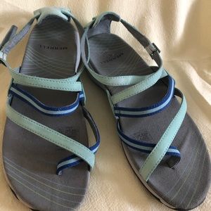 Merrill teal sandals